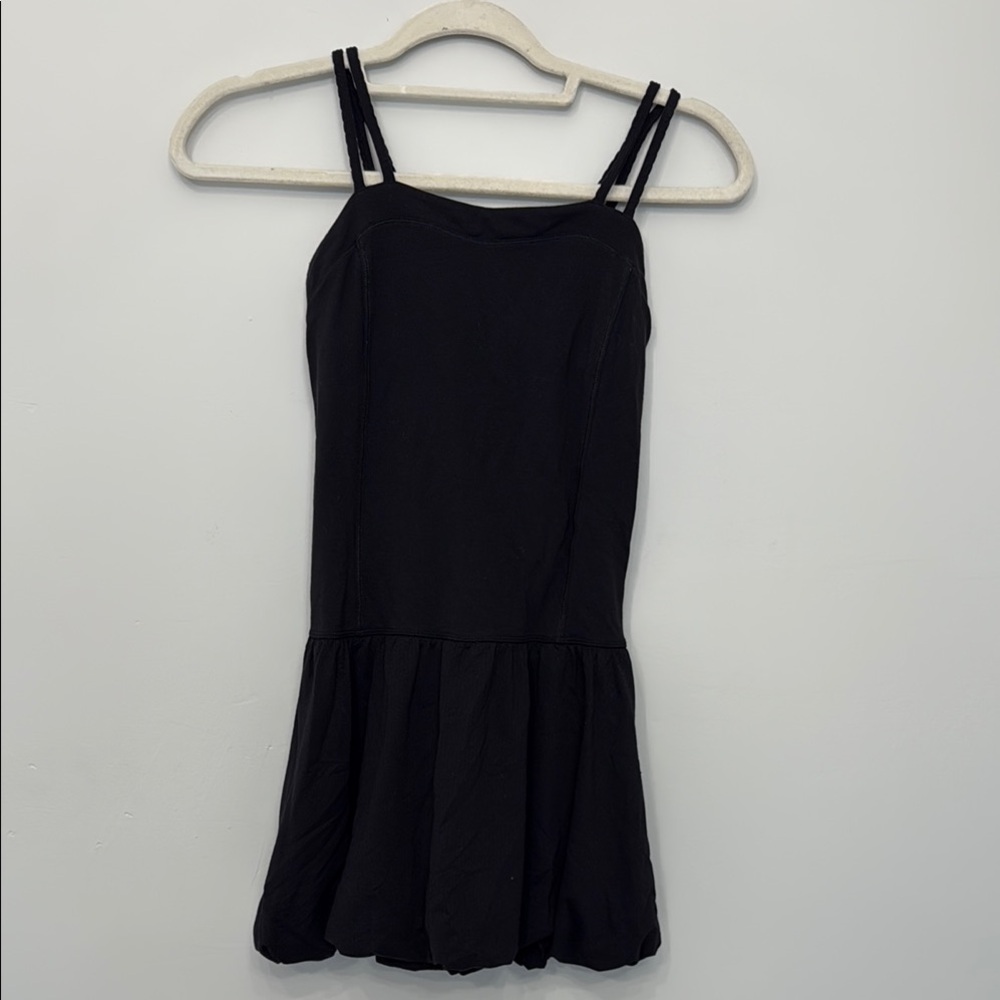 Ivivva Girls Black Bubble Skirt Dress